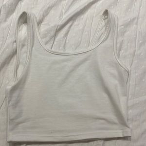 white tank top